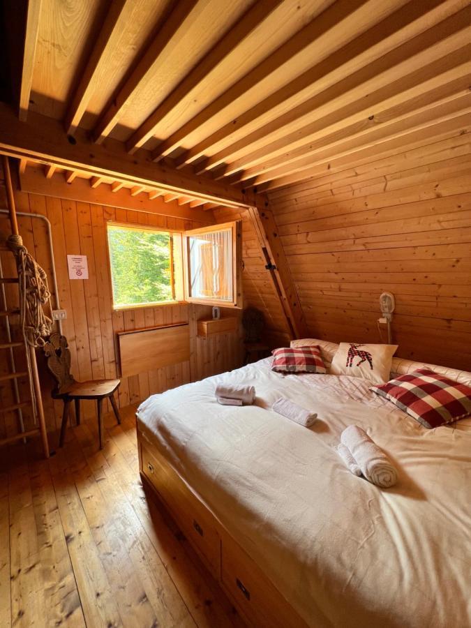 ~Chalet_Rifugio Tra I Boschi~ Sella Nevea Exterior photo